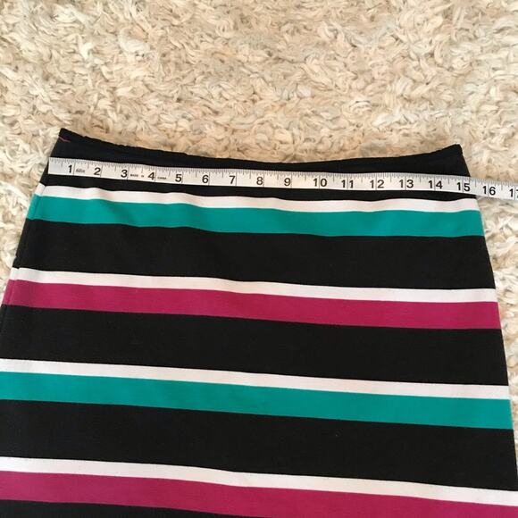Allen B striped skirt size Medium - Picture 4 of 6